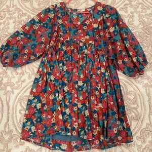 Like New Entro Floral Dress with Pockets Sz Small